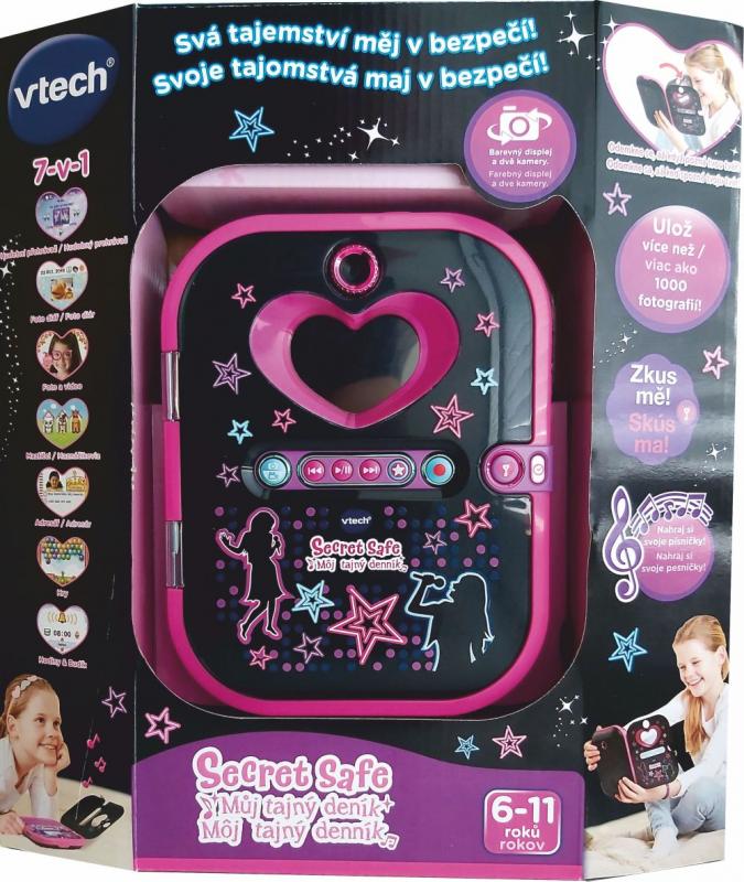 Vtech Kidi Secret Safe - Můj tajný deník - černý (CZ)